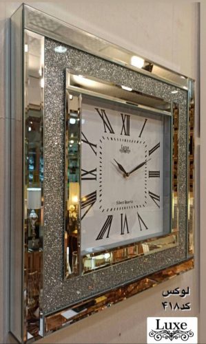 ساعت دیواری لوکس آینه ۴۱۸