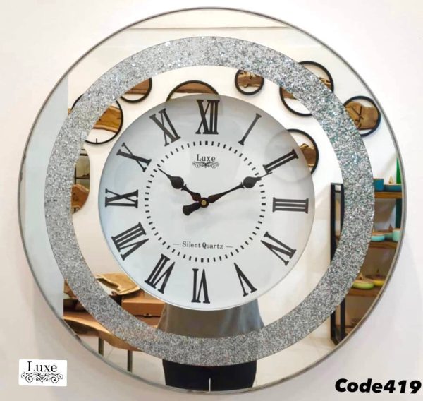 ساعت دیواری لوکس آینه ۴۱۹