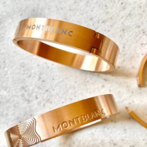 دستبند استیل مردانه مدل مونت بلانس